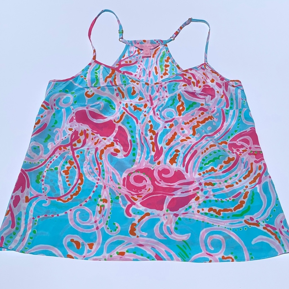 Lilly Pulitzer Jellies Be Jammin Dusk Tank XS